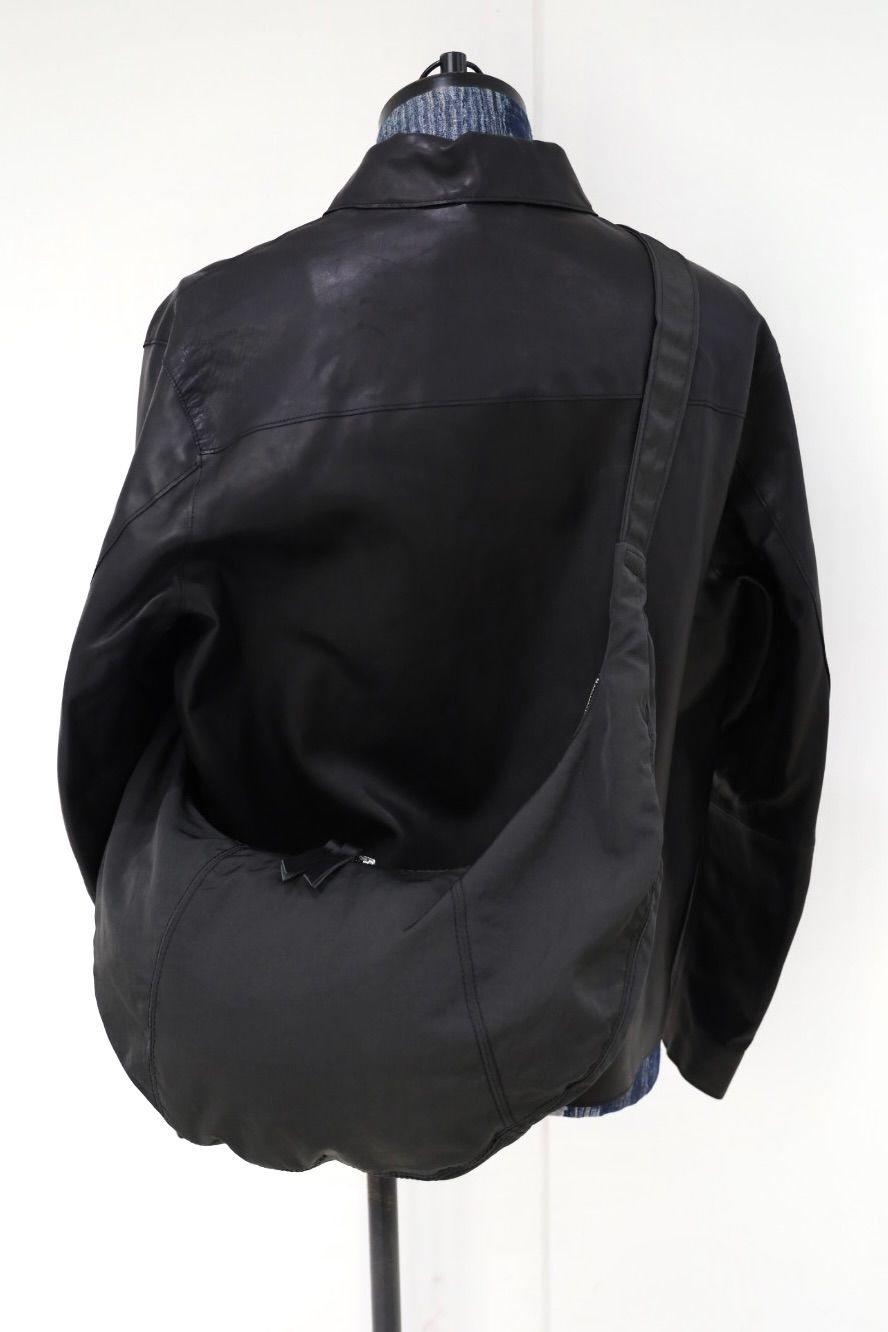 YOKE 26FW Nylon Circle Shoulder Bag(YK26FW01406A)Black