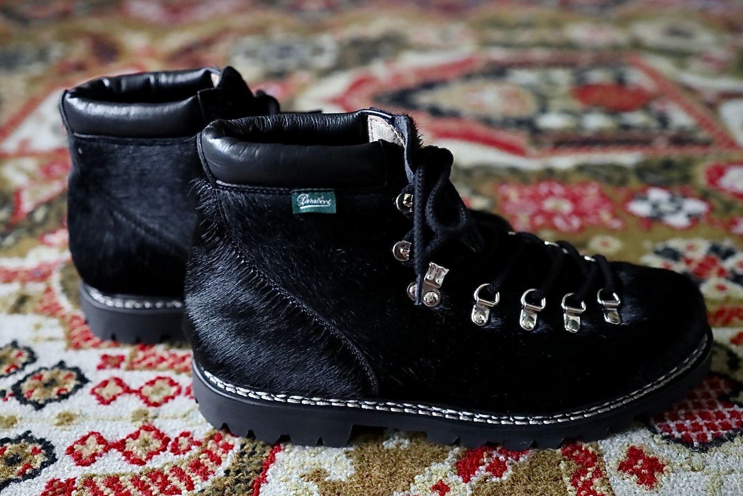 ジュンヤワタナベマン 25AW ヘアハイド PARABOOT (WP-K105-001)BLACK★新作発売!