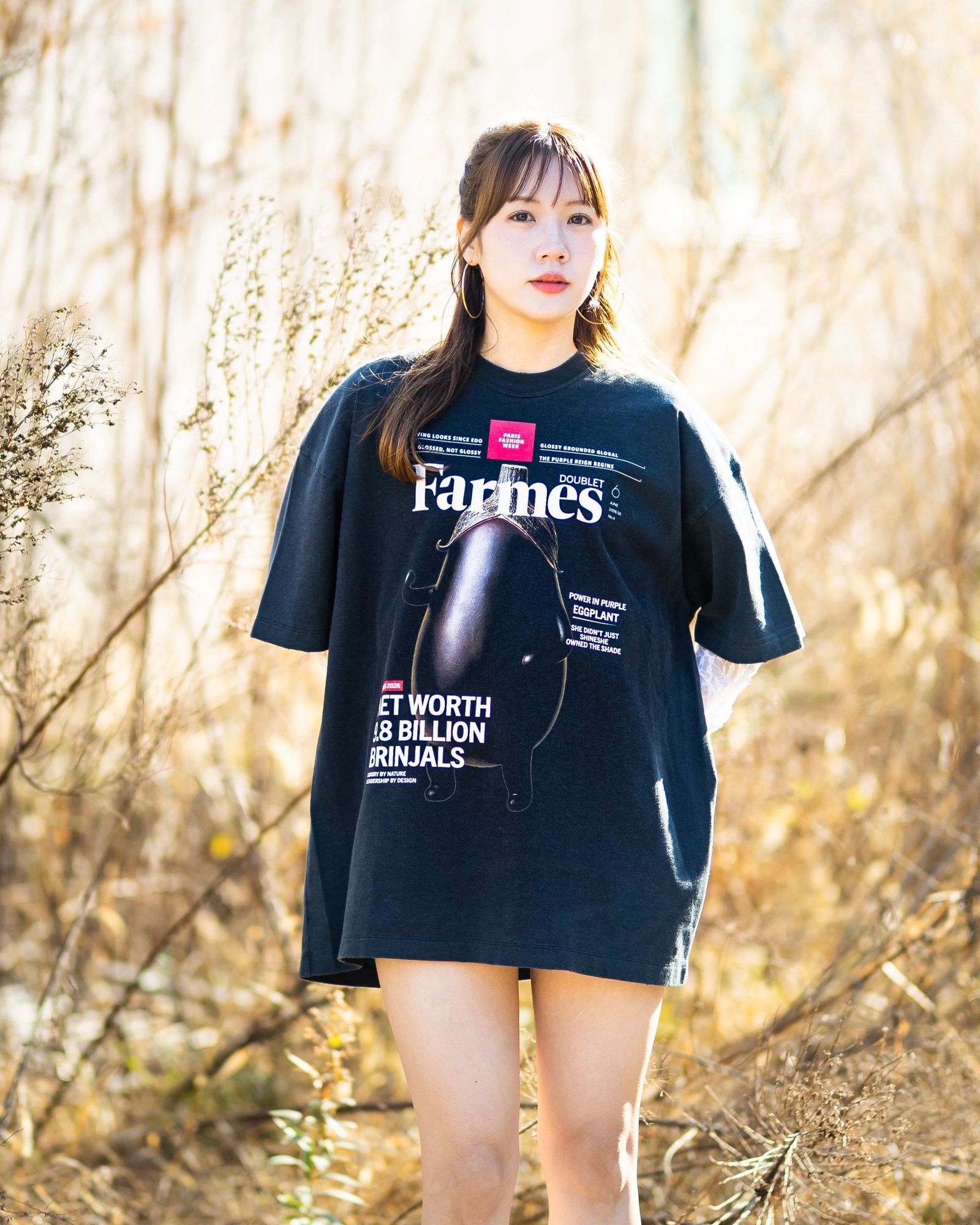 doublet 26SS FARMES MAGAZINE COVER T-SHIRT style.2026.1.16