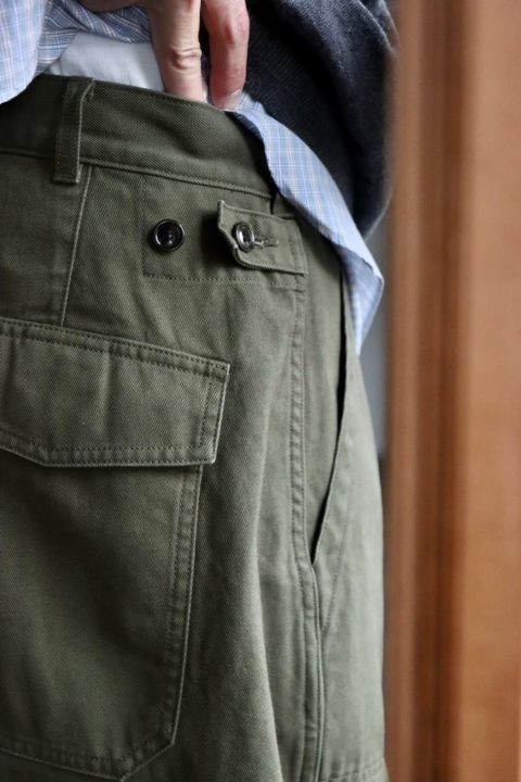 A.PRESSE 23SSパンツ USAF Hemmed Bottoms(23SAP-04-14M)OLIVEスタイル