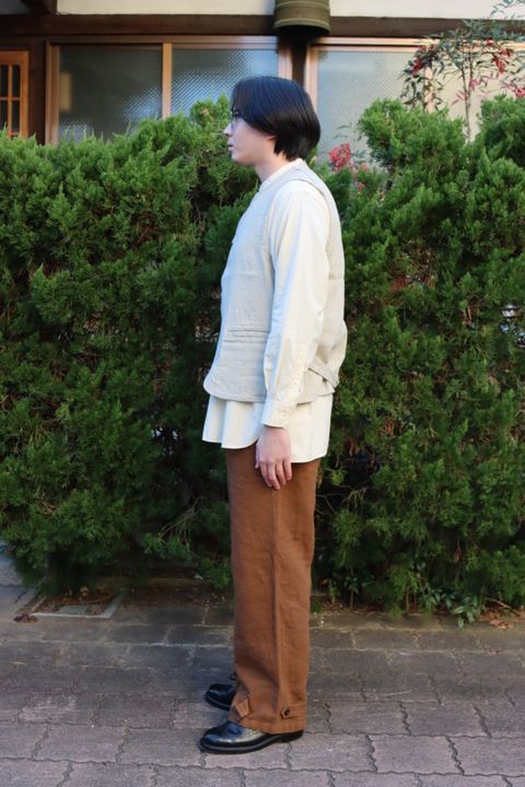 Ets.MATERIAUX M38 Motor cycle coat"BROWN"style.