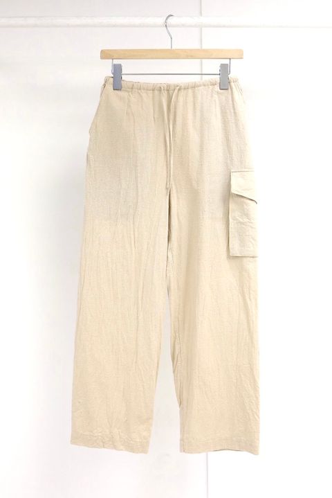 blurhms Women's 26SS Silk/Cotton Nep Side Seamless 4P Pants(BHS26S020)Ecru☆2月13日(金)新作発売！