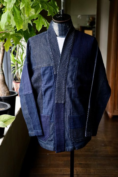 ファンダメンタル デニムシャツ HAORI JACKET RINSE(FA25JK32R)INDIGO☆新作発売！