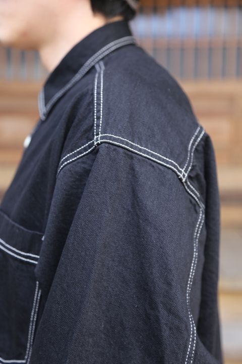 Graphpaper Denime Regular Collar Shirt & Denime Five Pocket Pants style.2020.12.20.