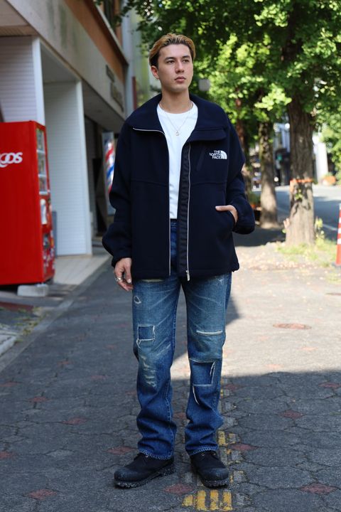 アイジュンヤワタナベマン 24AW THE NORTH FACE ウールメルトンジャケット