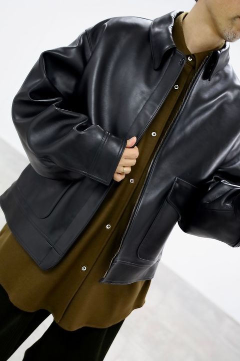 A.PRESSE Leather Type A-2 Flight Jacketスタイル2025.10.4.