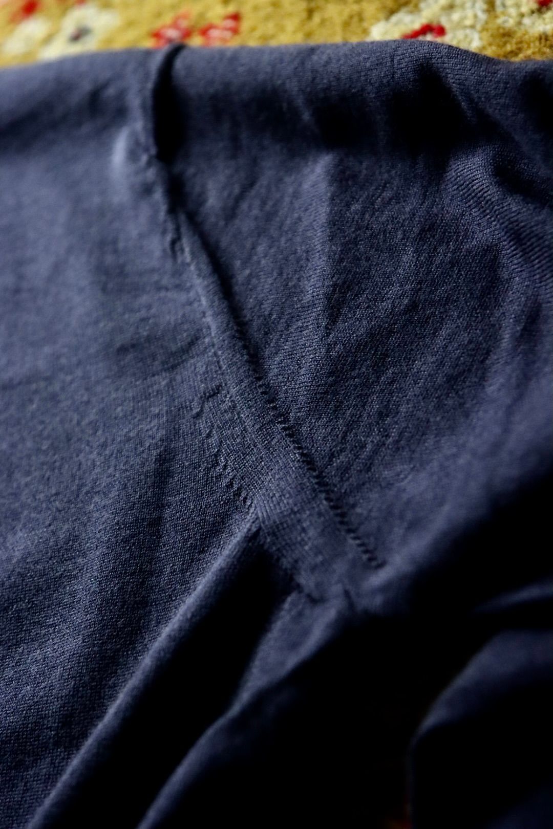 アプレッセ23AWニット Cashmere High Gauge Turtleneck Sweater(23AAP-03-05H)NAVY