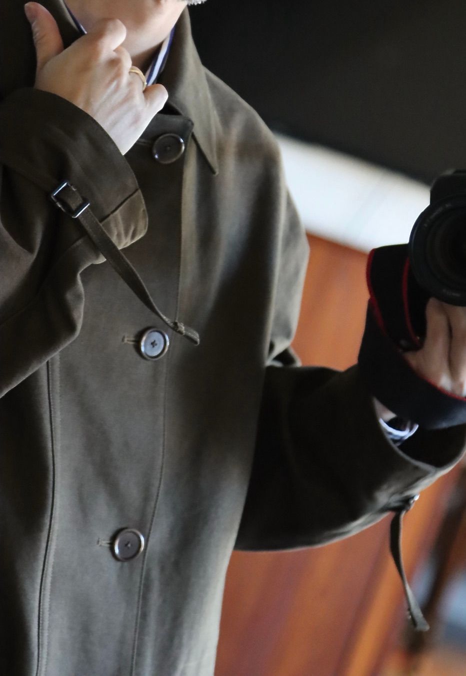 A.PRESSE Motorcycle Half Coat