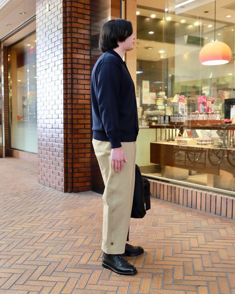 A.PRESSE Cotton Knit Polo Collar Cardigan style.2023.2.10