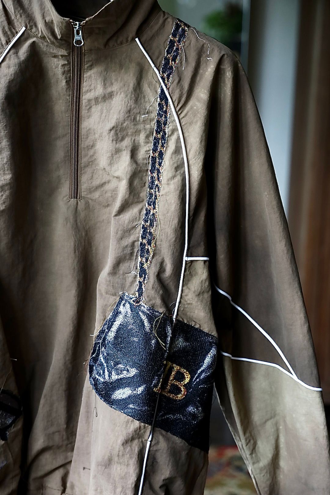 doublet ダブレット26AW TROMPE L’OEIL EMBROIDERY ANORAK (26AW37BL269)BEIGE☆8月15日(土)発売！