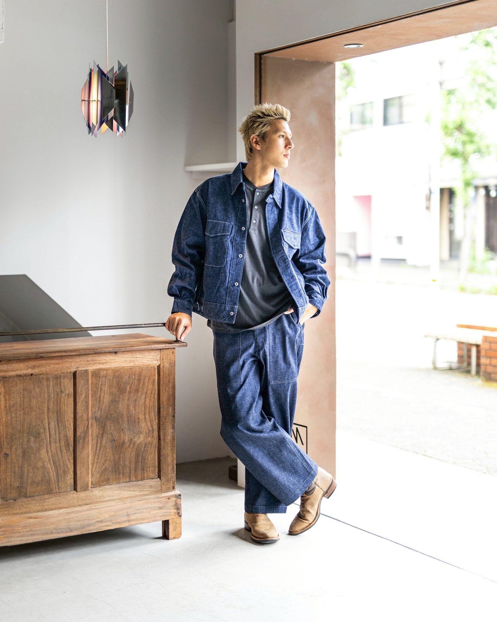 アプレッセ 2025 STYLE2 Roval Canadian Navy Denim Work Jacket(25AAP-01-42)INDIGO