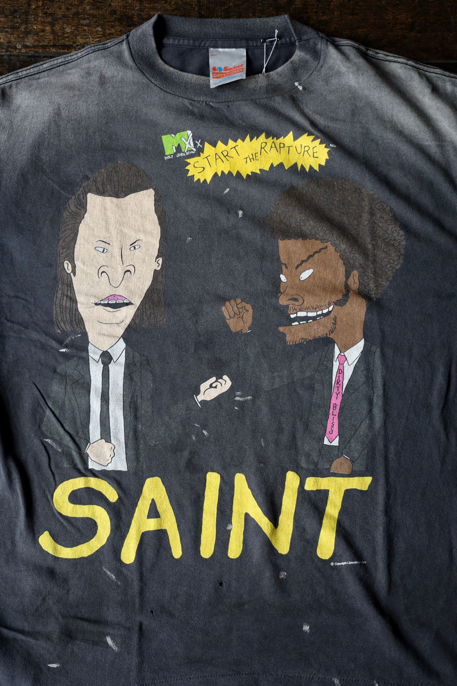 SAINT M×××××× - セントマイケル Tシャツ RAPTURE SS TEE(SM-HR8