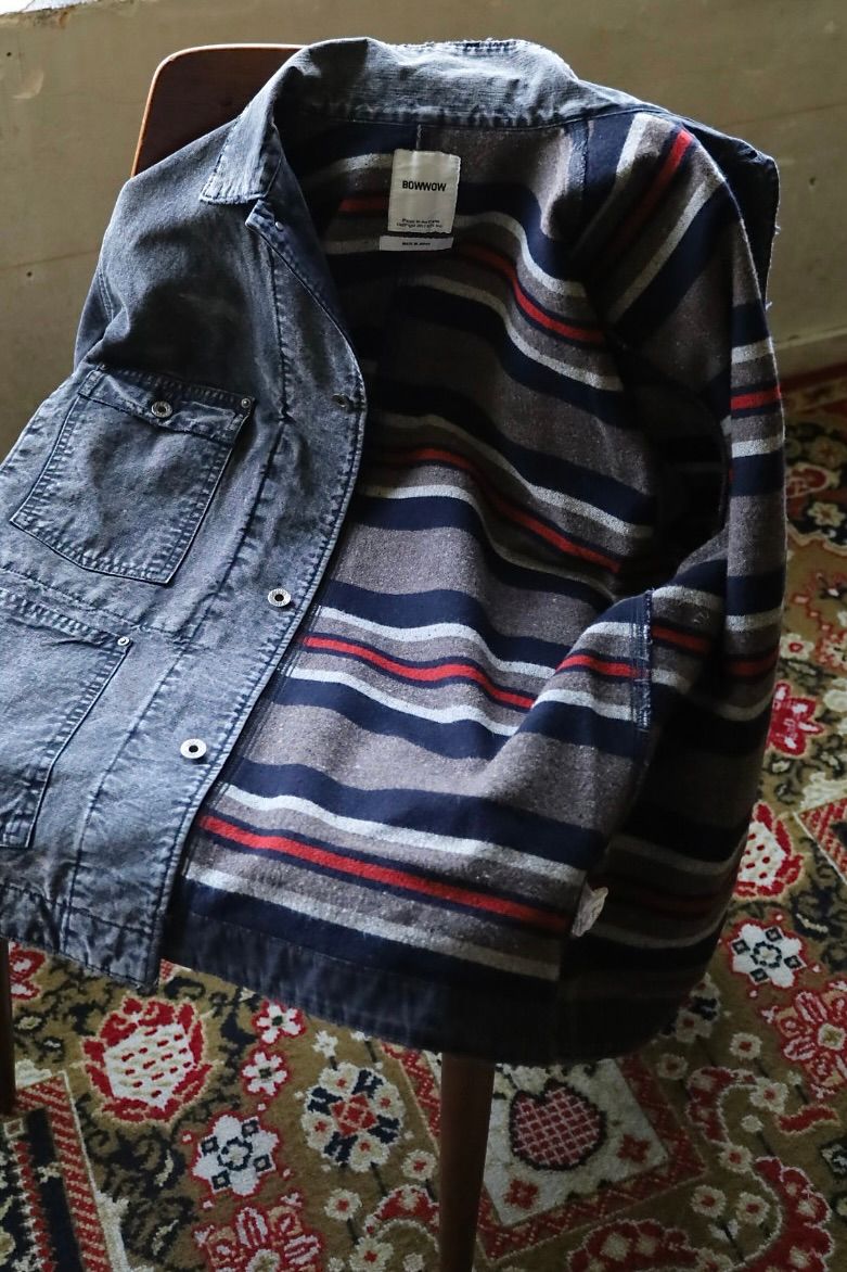 BOW WOW 25FWバウワウ  カバーオールDUCK COVERALL BLANKET LINER AGED(BW252-DCBL) AGED BLACK