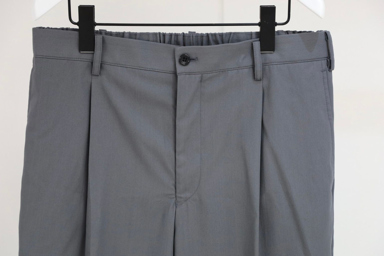 グラフペーパー 26AW Wooly Cotton Twill Wide Tapered Slacks(GM263-40047B)C.GRAY☆8月1日(土)発売！