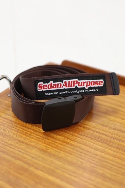 セダンオールパーパス 26SS Skate Logo Nylon Web Belt(SD26S-AC01)Dark Brown☆1月24日(土)発売！