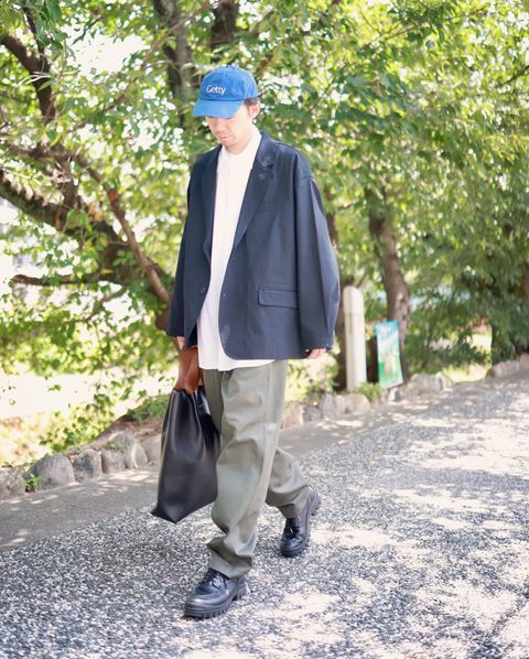 is-ness イズネス 23AW WIDE CHINO PANTSスタイル