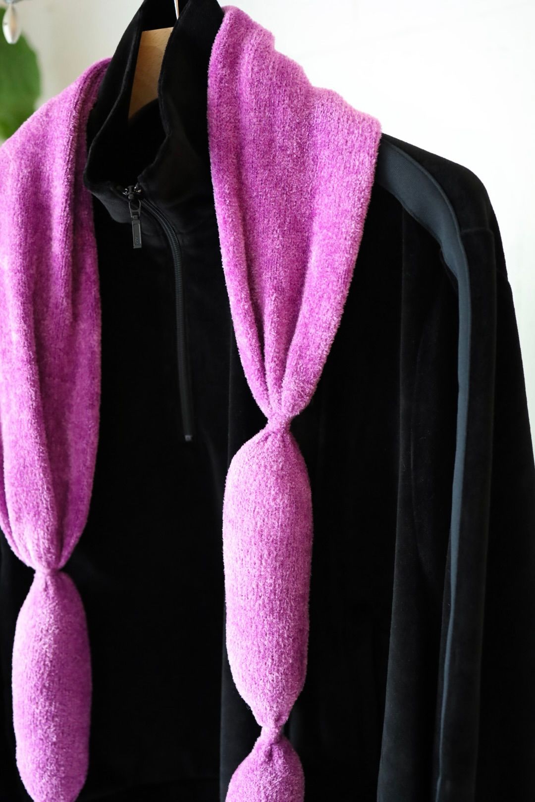 doublet ダブレット26AW BALLOON DOG KNIT SCARF (26AW59KN236)PURPLE☆7月11日(土)発売！