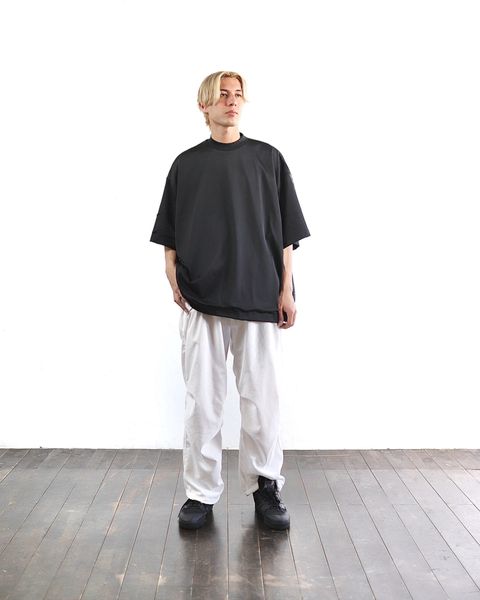 イズネス 24SS BALLOON DOUBLE LAYERED MESH SHORT SLEEVE T-SHIRT style 2024.4.13