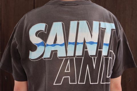 セントマイケル×WIND AND SEA SS T-SHIRT(SM-A21-0000-062) style.2021.8.28. 8月28日発売