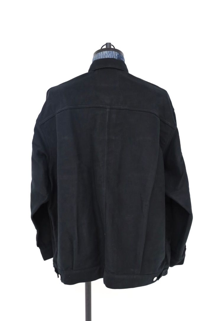 グラフペーパー Cotton Double Serge Jacket(GM263-20450)BLACK☆8月8日(土)発売！