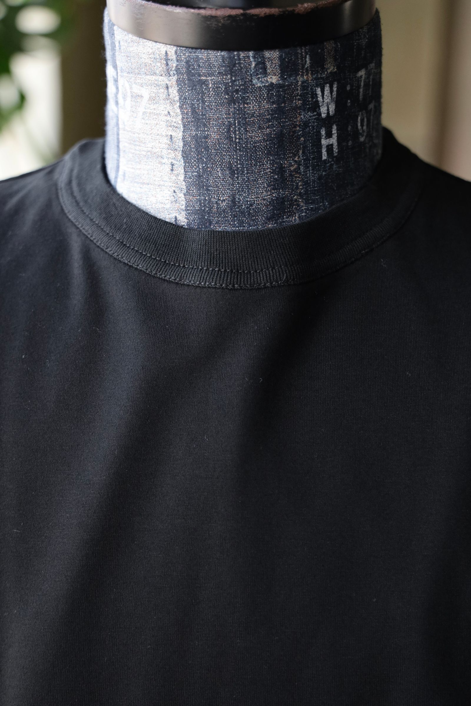 イズネス25SS REVERSIBLE BALLOON BORDER T-SHIRT(1007SSCST05)BLACK×WHITE border