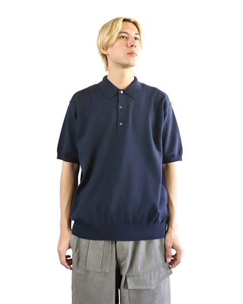 A.PRESSE 24SS Cotton Knit S/S Polo Shirts style 2024.4.13