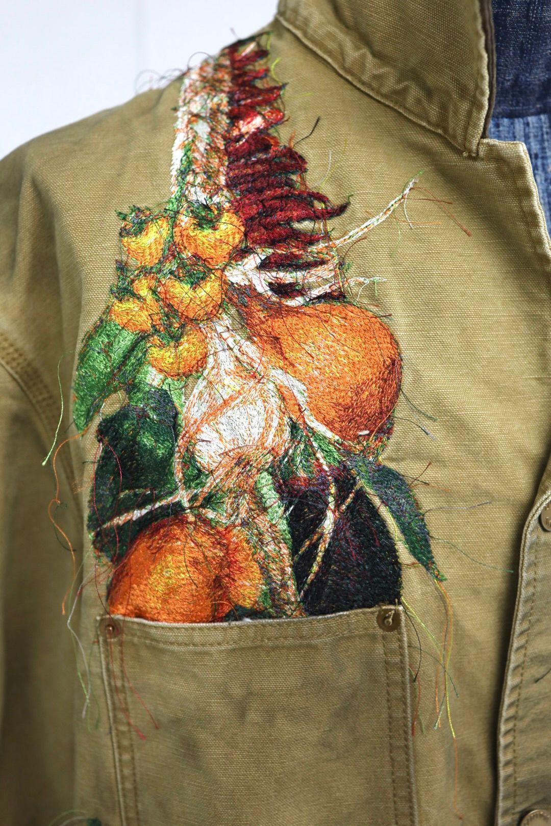 doublet ダブレット26SS VEGETABLE EMBROIDERY WORK JACKET (26SS19BL249) BEIGE ★1月17日(土)11:00発売！