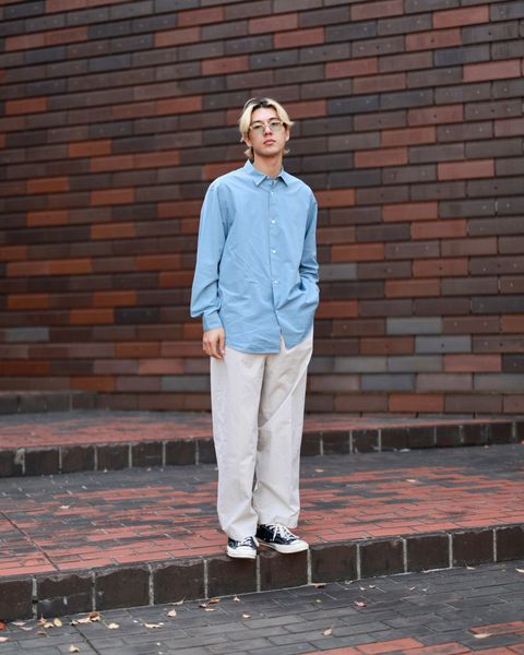 A.PRESSE 新作High Density Weather Cloth Trousersスタイル