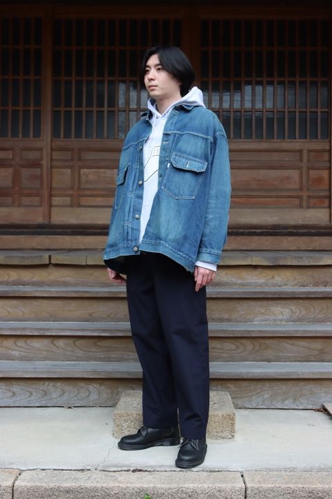 Graphpaper Selvage Denim Jacket(GU221-30025B) style.2022.1.30
