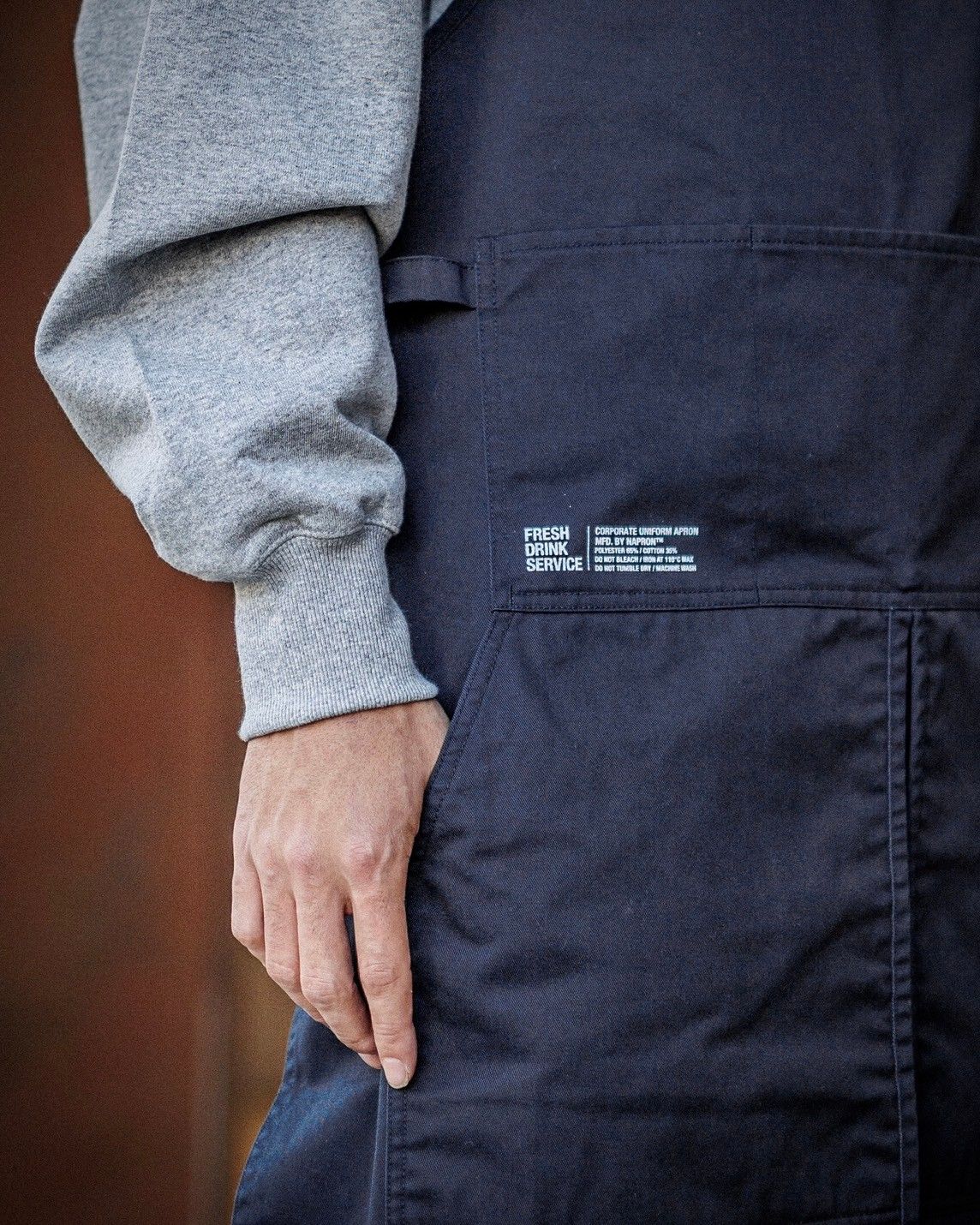 フレッシュサービス  FDS_CORPORATE UNIFORM APRON(FDS252-99087)NAVY