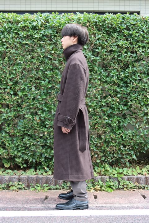 YOKE DOUBLE BREAST OVERCOAT(YK21AW0242C)style.2021.09.13