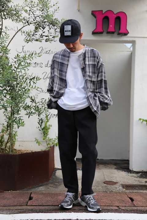 Graphpaper Triple Cloth Slim Chef pants"BLACK"Style.2020.8.23.