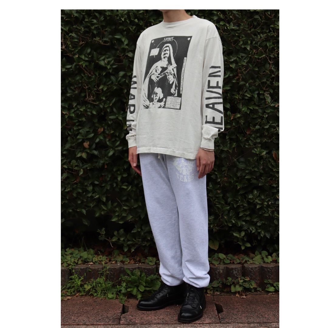 ©SAINT M×××××× LS TEE_W.I.H(SM-A21-0000-021)WHITE style