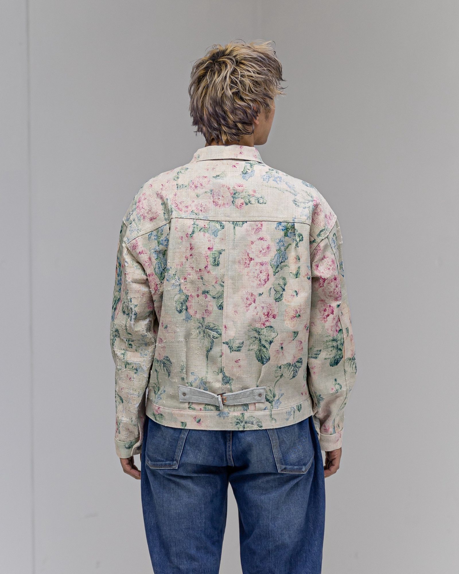 ジュンヤワタナベマン Levi'sWネーム レーヨンリネン花柄プリント×牛革ジャケット 2月6日(金)新作発売！