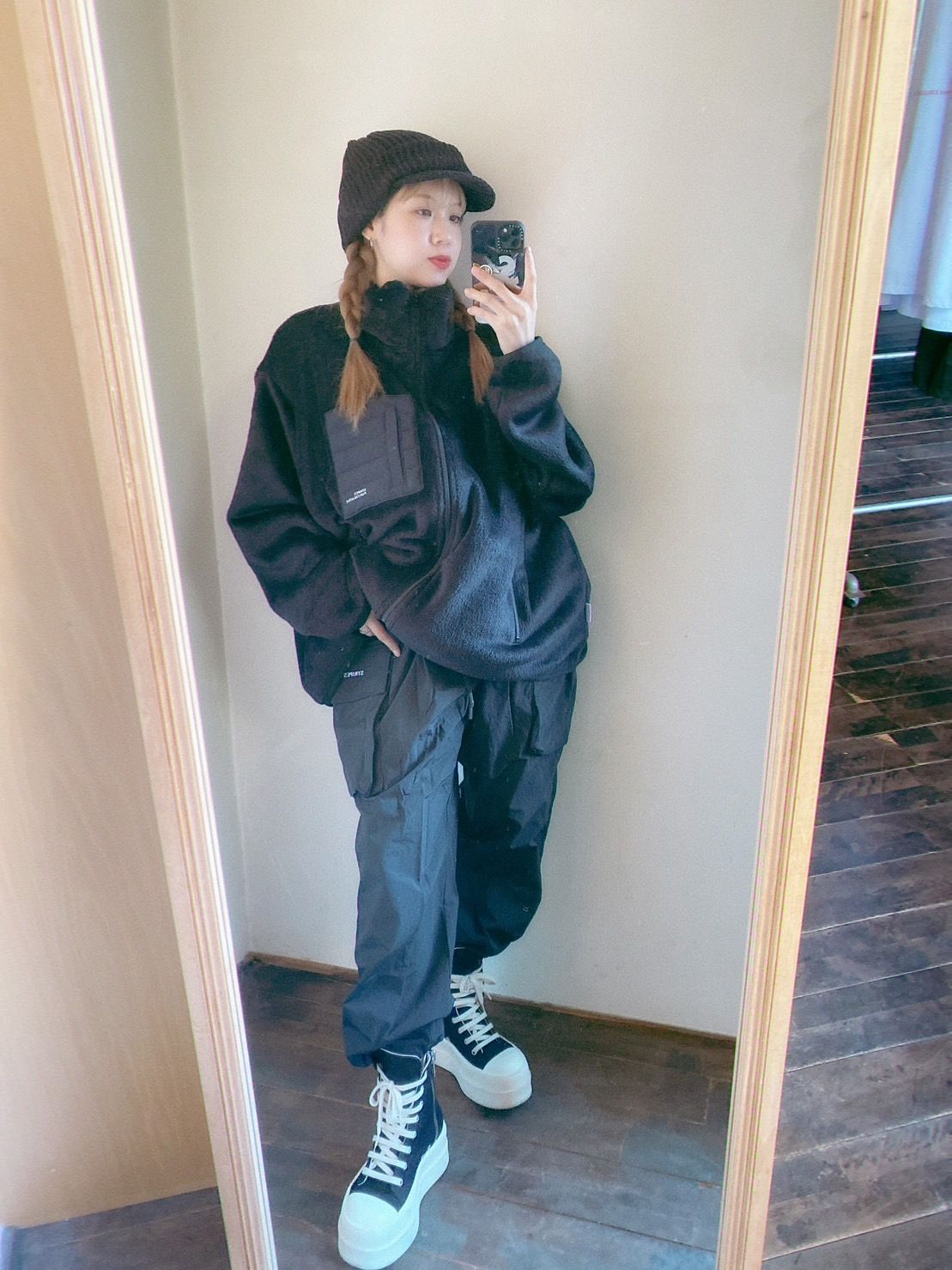 S.F.C エスエフシー 23FW DOWN POCKET PORLATEC JACKET(SFCFW23J06)Black