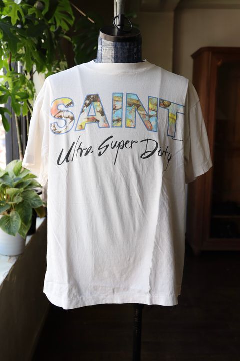 セントマイケル SUPER DIRTY_SS TEE(SM-HR8-0000-025)WHITE