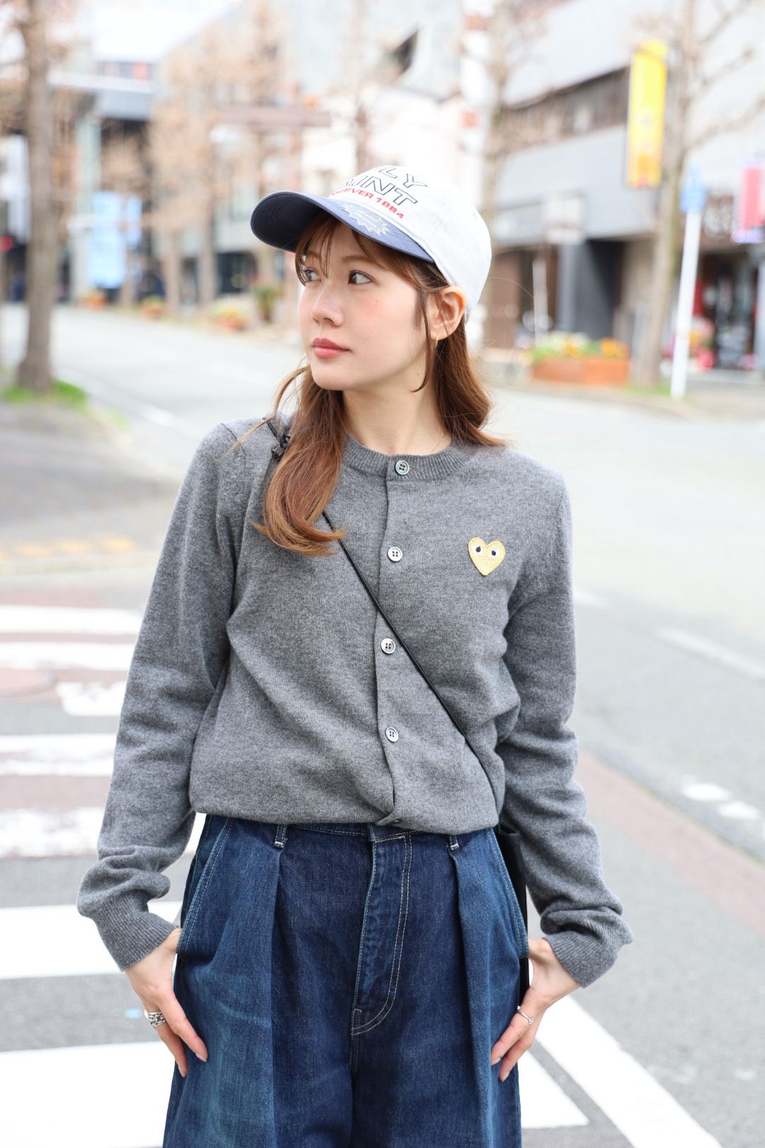 プレイコムデギャルソン おすすめROUND NECK CARDIGAN style.2026.3.11