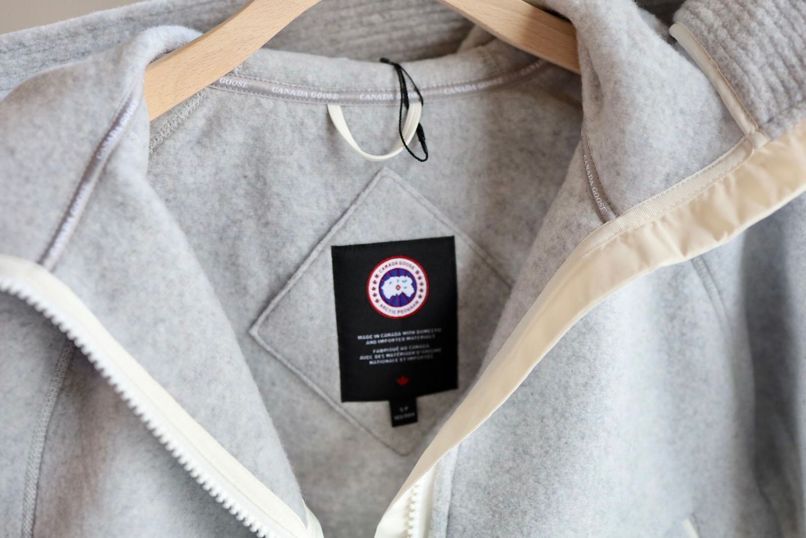 カナダグース レディース Chilliwack Fleece Bomber White Label(7102WW)Silverbirch Heather☆新作発売！