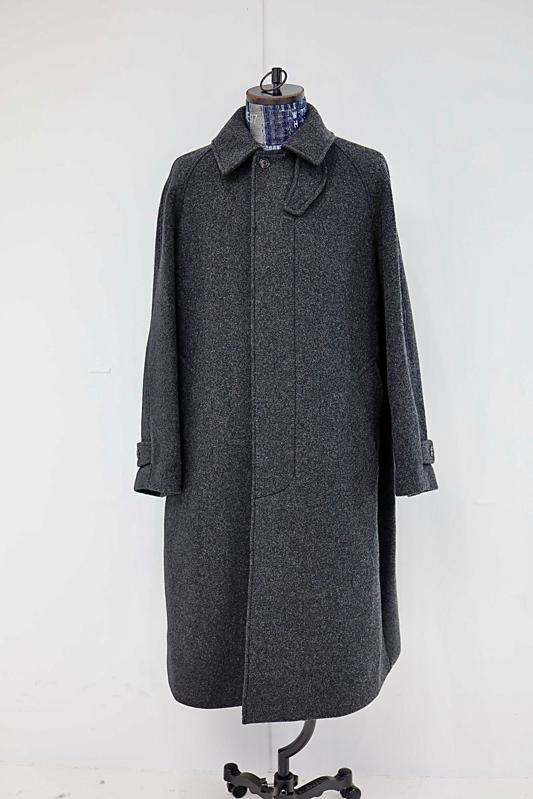 ANOTHER OFFICEアナザーオフィス Legacy Balmacaan Coat(AOEFCT003)Heather Charcoal☆11月6日(木)新作発売！