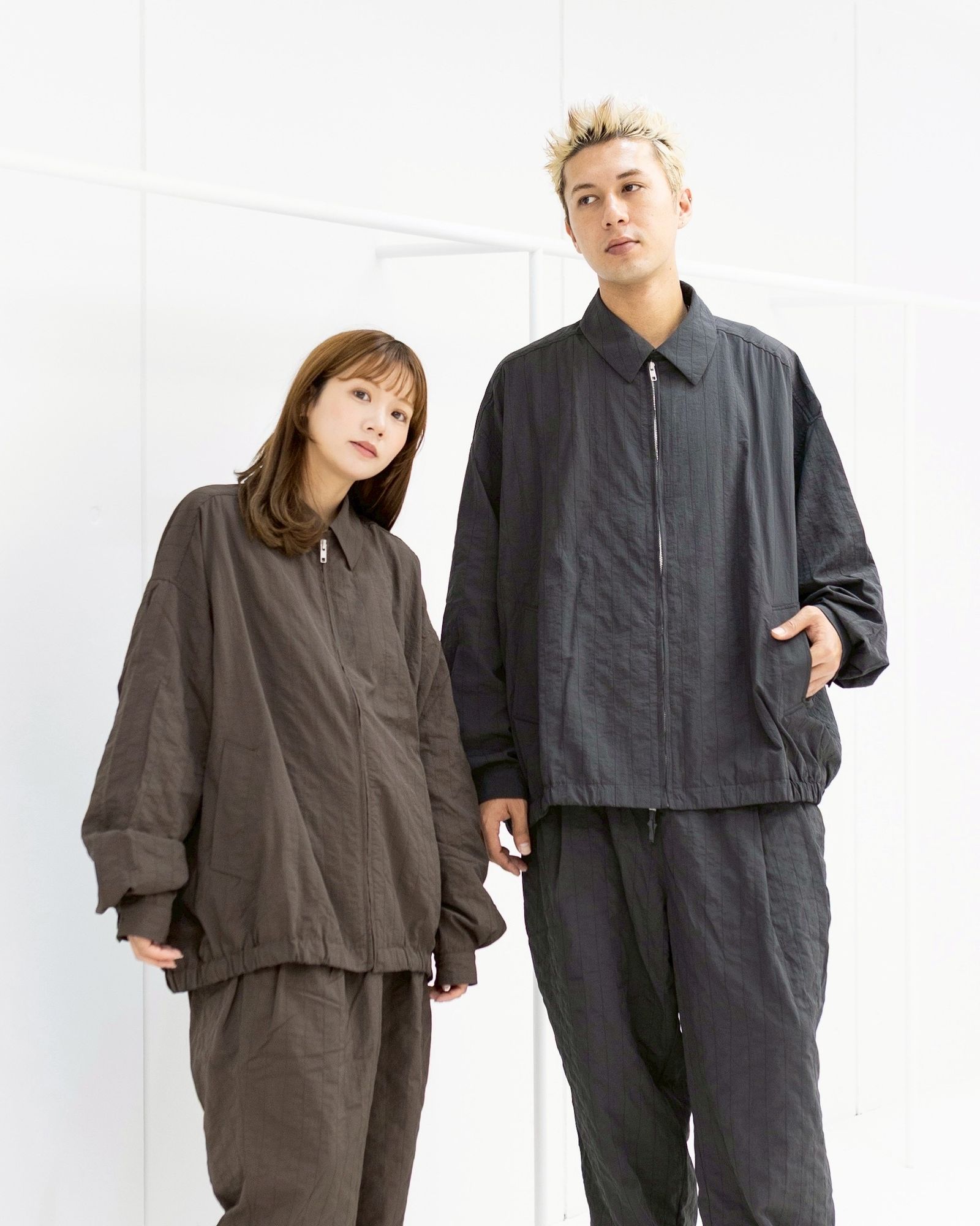 S.F.C-Stripes For Creative- 新作STITCHED NYLON SWING TOP style.2025.9.19