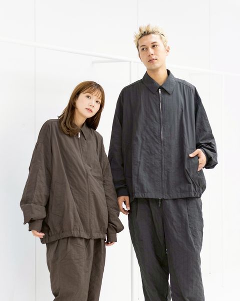S.F.C-Stripes For Creative- 新作STITCHED NYLON SWING TOP style.2025.9.19