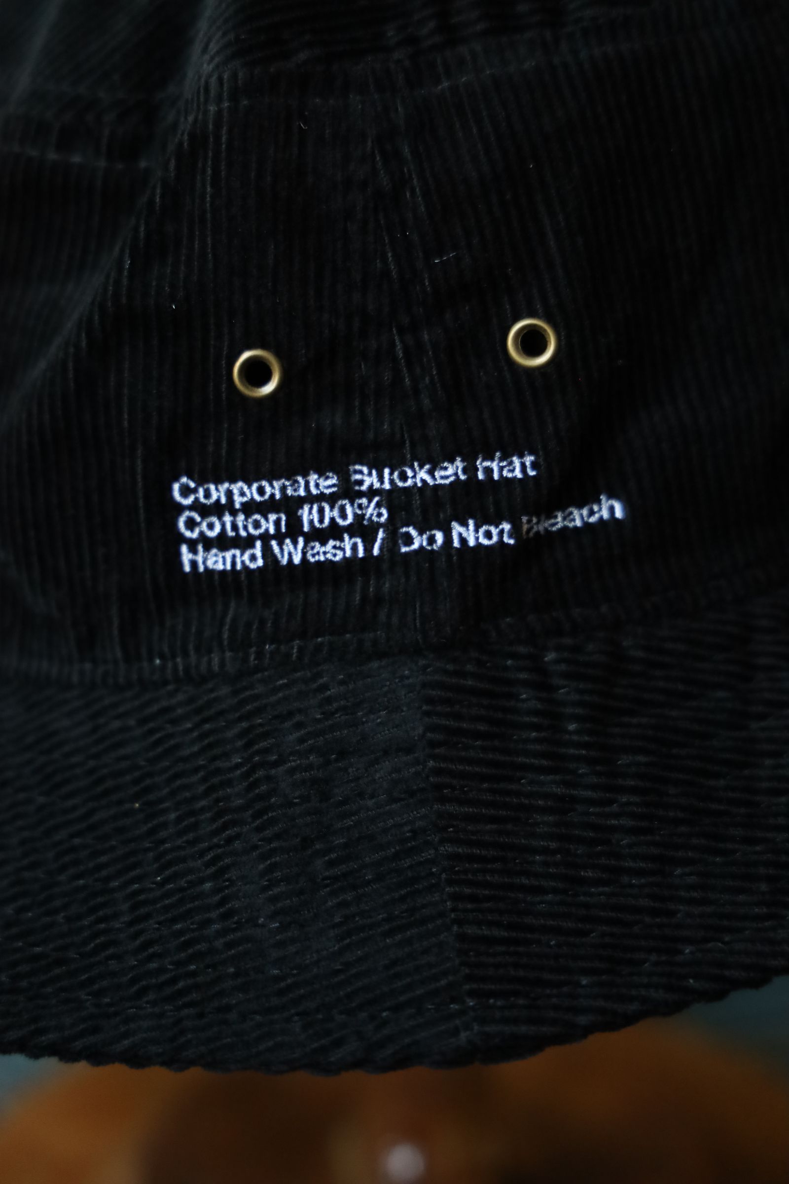 フレッシュサービス CORDUROY CORPORATE HAT(FSP243-90087B)BLACK