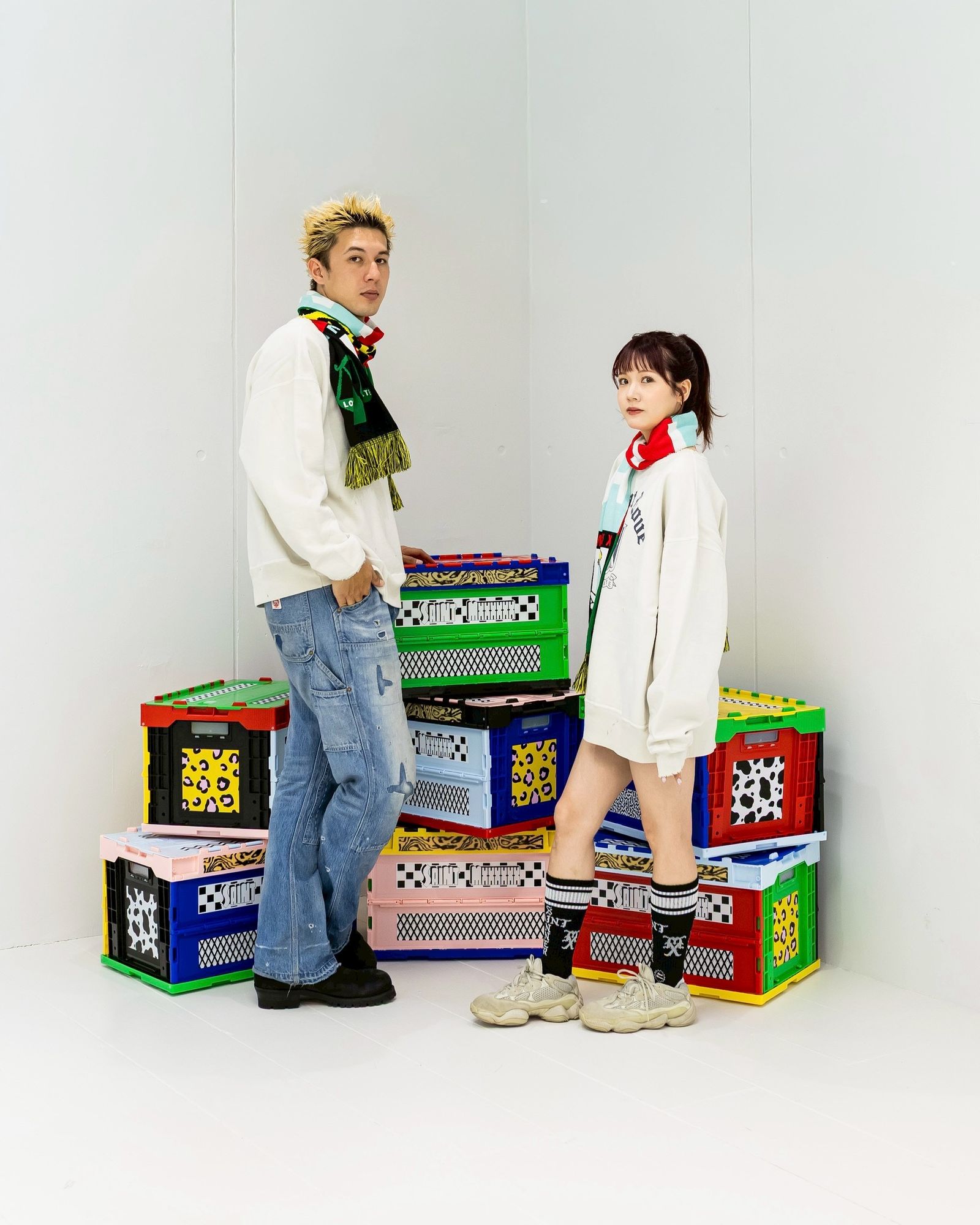 セントマイケル  SAINT LOUE CREW NECK SWET(SM-HR1-0000-047)WHITE★10月11日(土)発売！