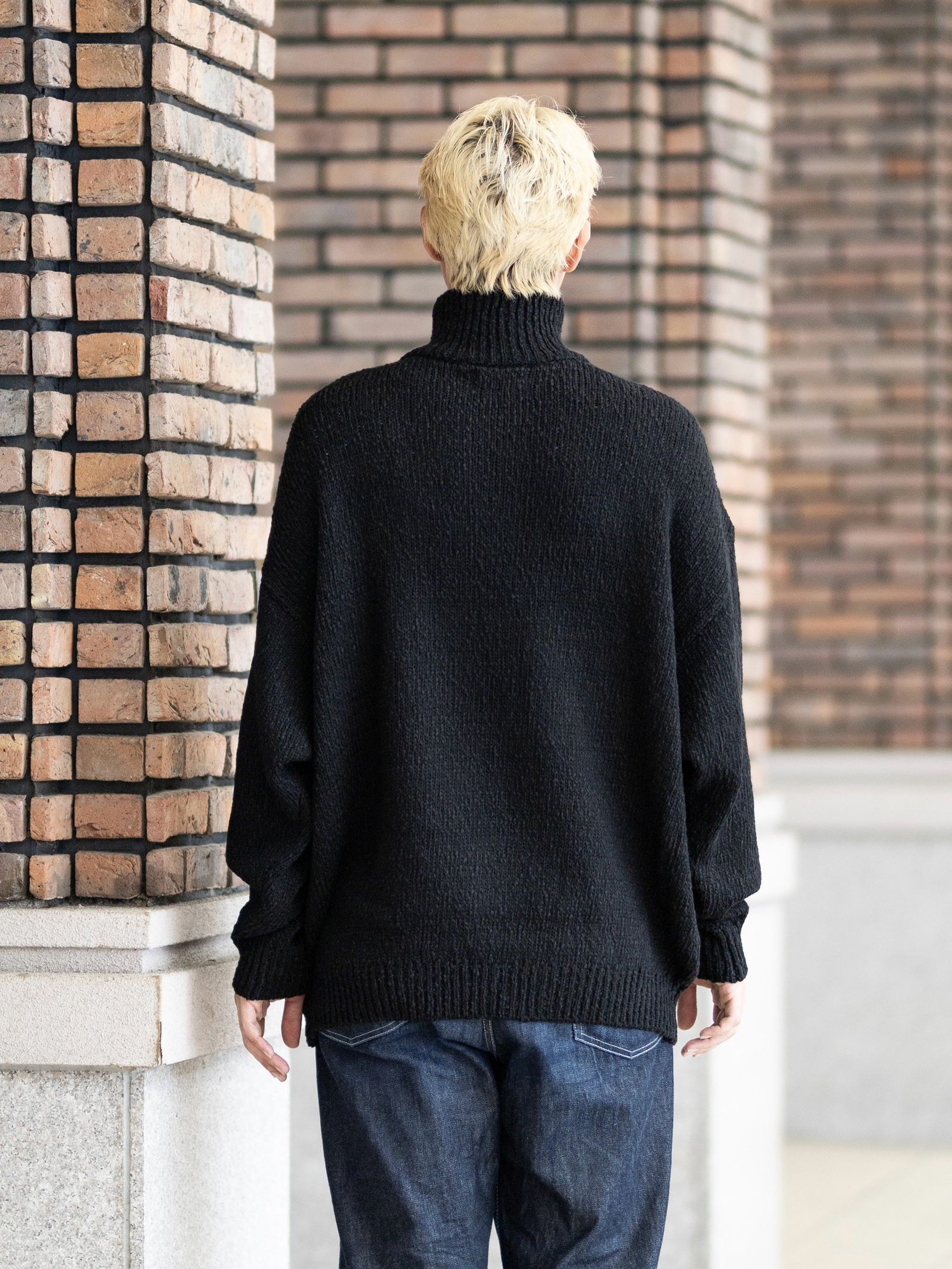 Graphpaper - グラフペーパー Cotton Wool Slub Oversized Half Zip