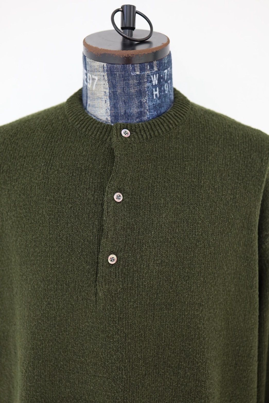 アプレッセ 2026 STYLE1 Washed Silk Nep Henry Neck Sweater(26SAP-03-08)OLIVE☆1月10日(土)発売！