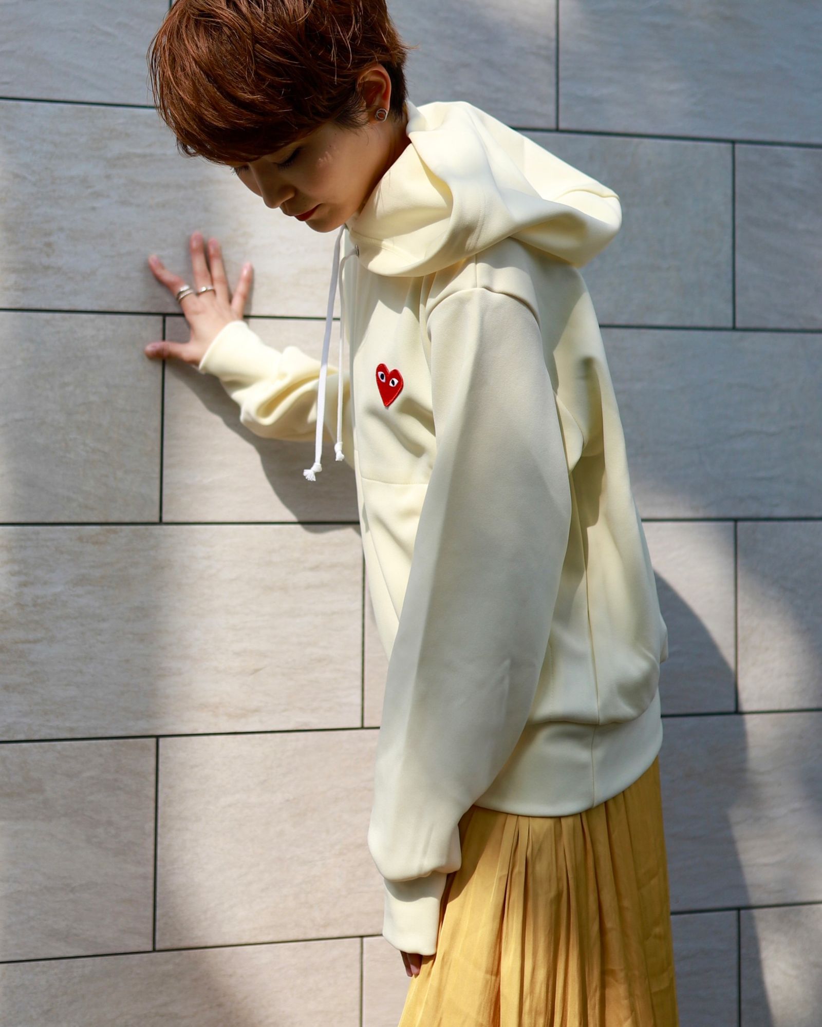 プレイコムデギャルソン HOODED SWEATSHIRT style.2023.6.22