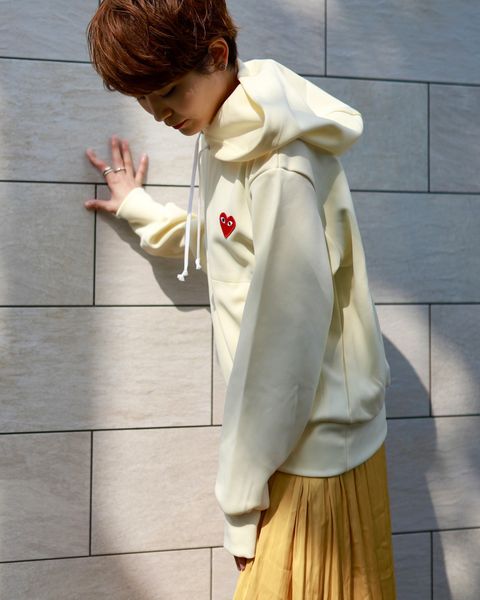 プレイコムデギャルソン HOODED SWEATSHIRT style.2023.6.22