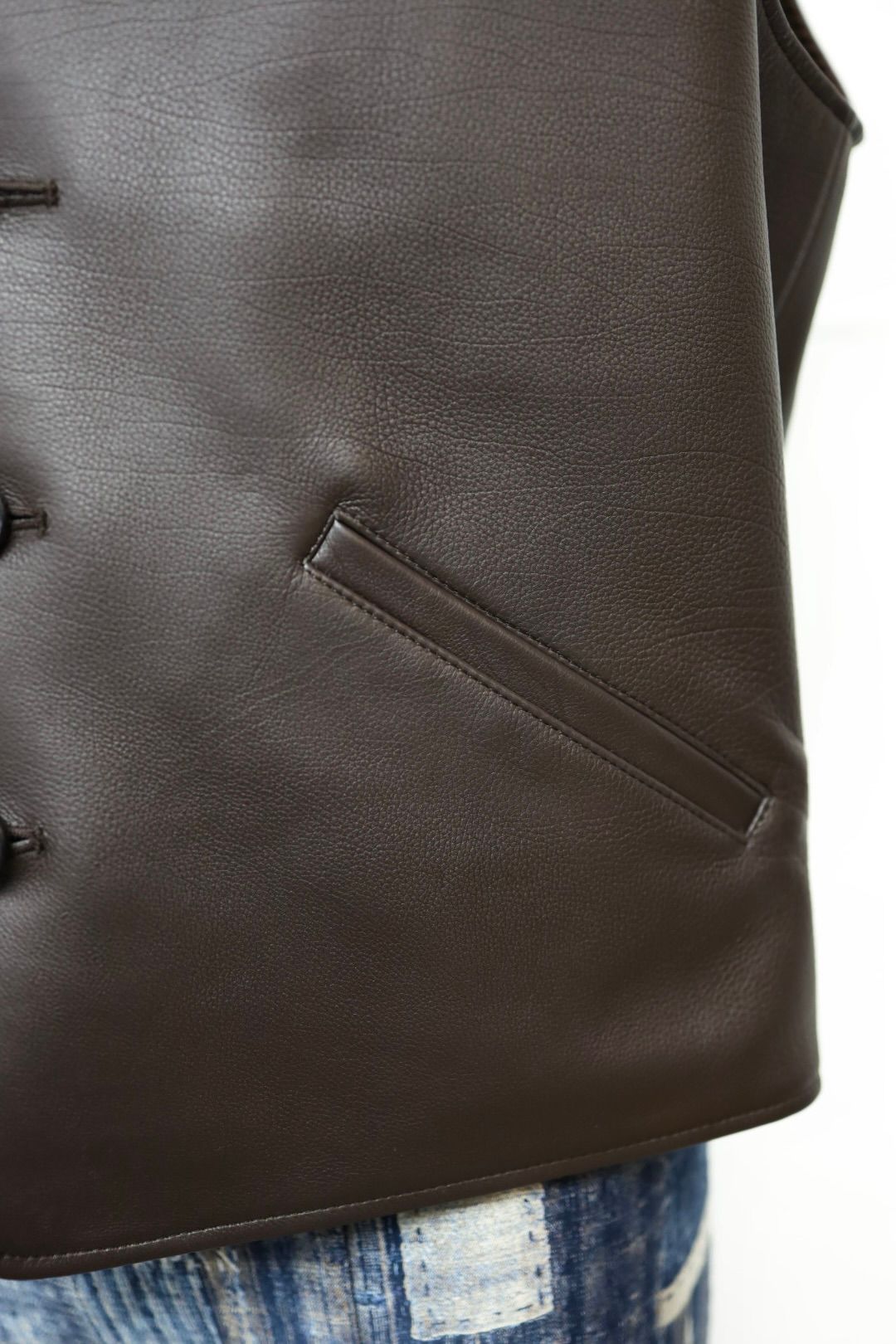 アプレッセ 2026 STYLE1 Leather Vest(26SAP-01-10)BROWN☆3月7日(土)発売！