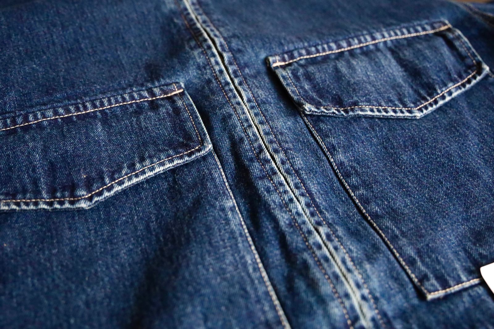 Graphpaper 25AW Women's Selvage Denim Zip Jacket(GL253-20057DB)INDIGO_DARK FADE☆8月9日(土)発売！