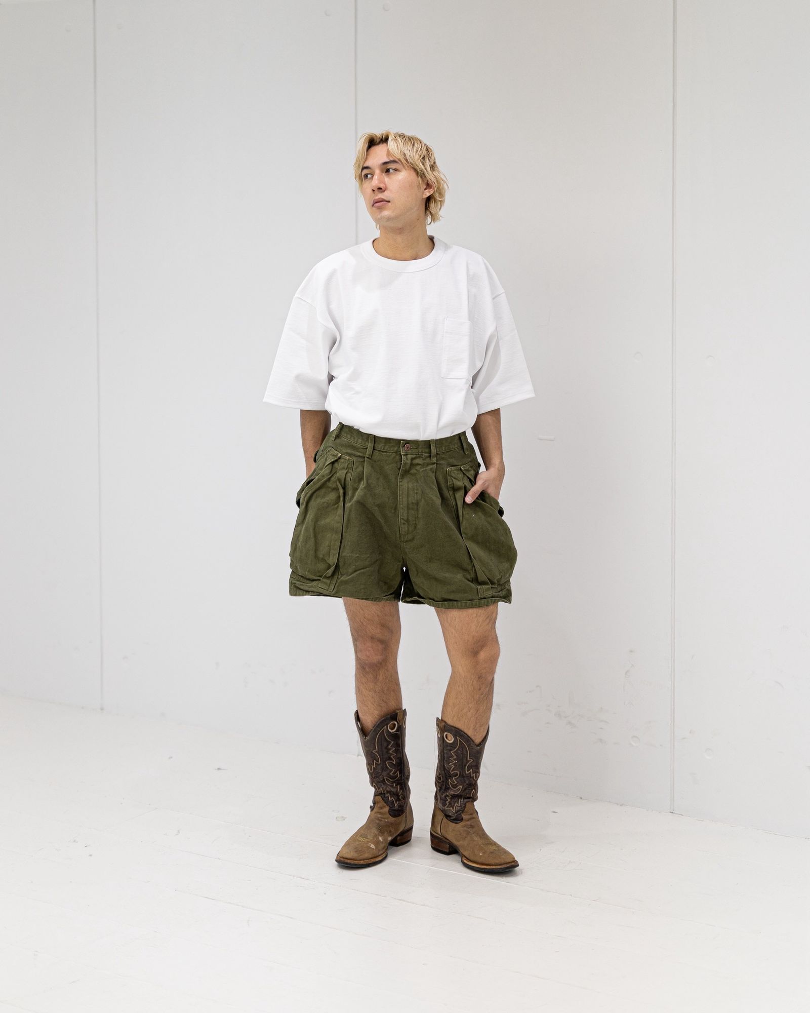 Gurank グランク 26SS Tシャツ 14/2 LW Big PT-shirts(2615BG)WHITE★新作発売！